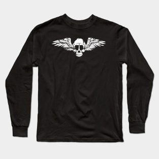 Skull with Wings Long Sleeve T-Shirt